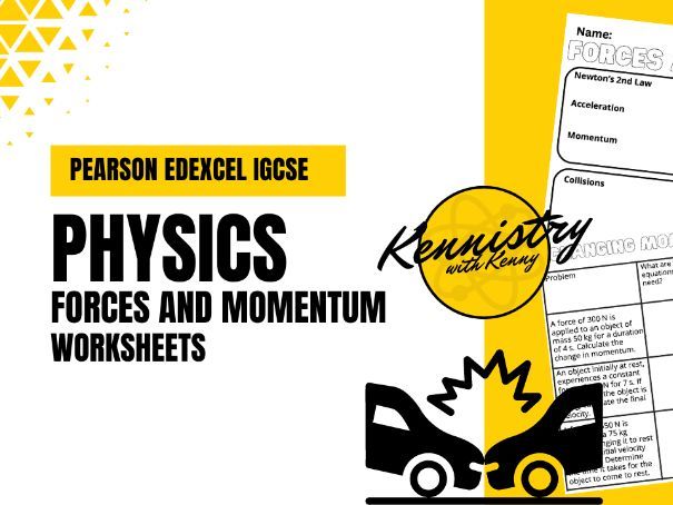 Forces and Momentum Practice Worksheet