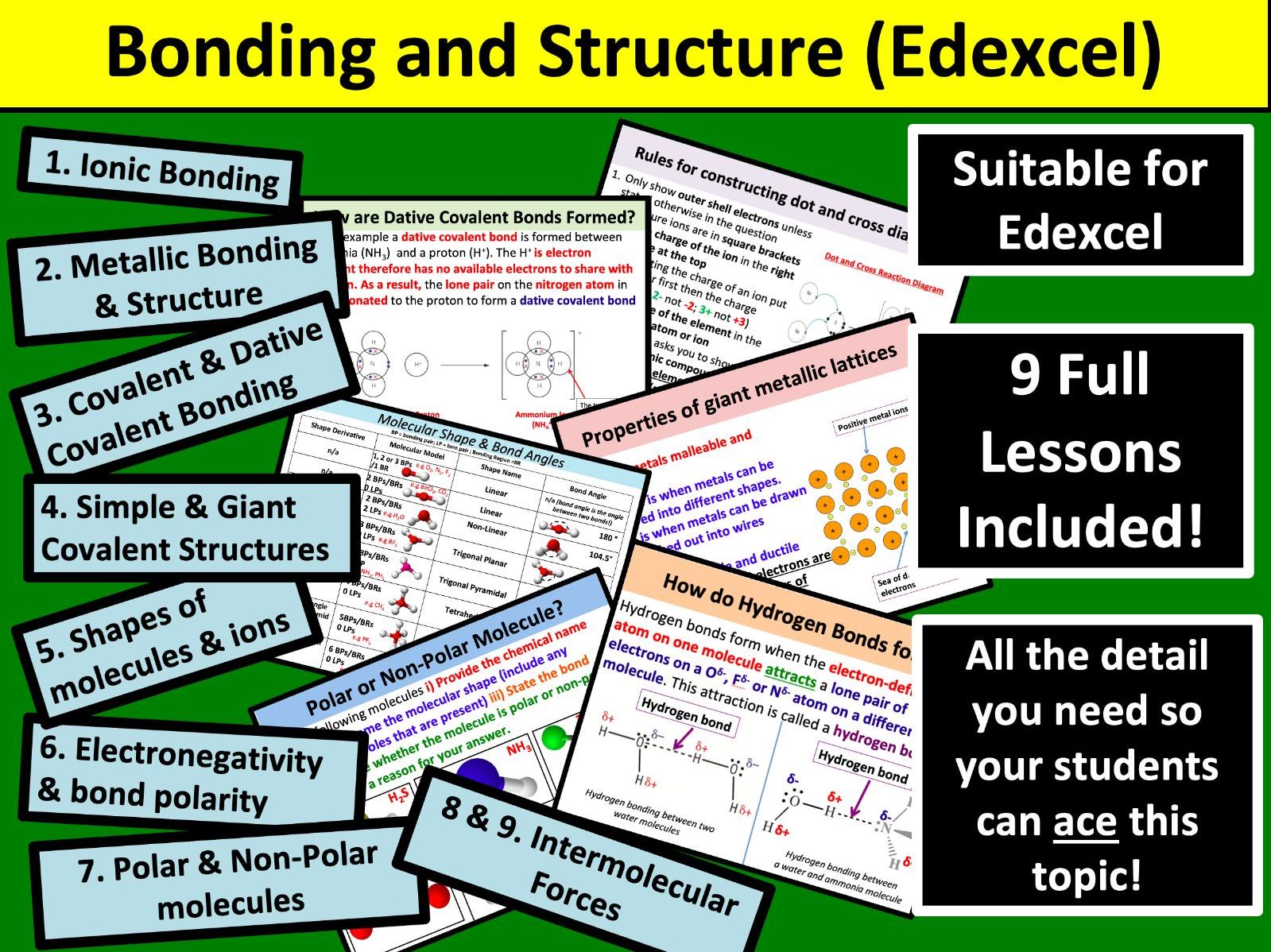 Bonding and Structure (Edexcel)
