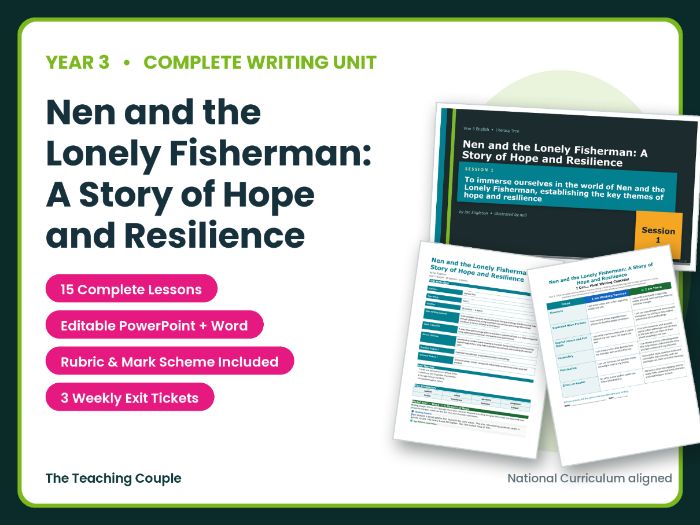 Nen and the Lonely Fisherman: A Story of Hope | Year 3 English Unit