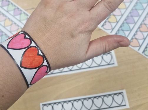 Valentine pattern bracelets