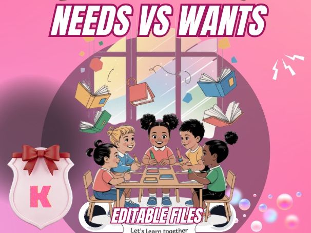 Needs vs. Wants – Primary PSHE and Financial Literacy Lesson  Choices and Budgeting