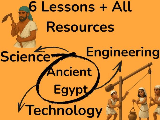 Science Technology Engineering Ancient Egypt Lesson Planning & Resource Kit