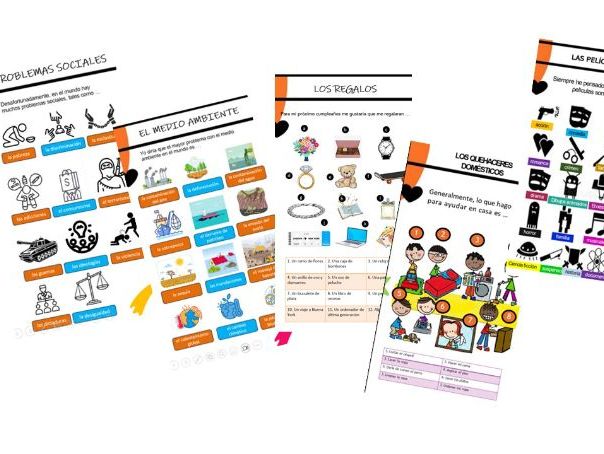 AQA GCSE Spanish New Spec Vocabulary Mat