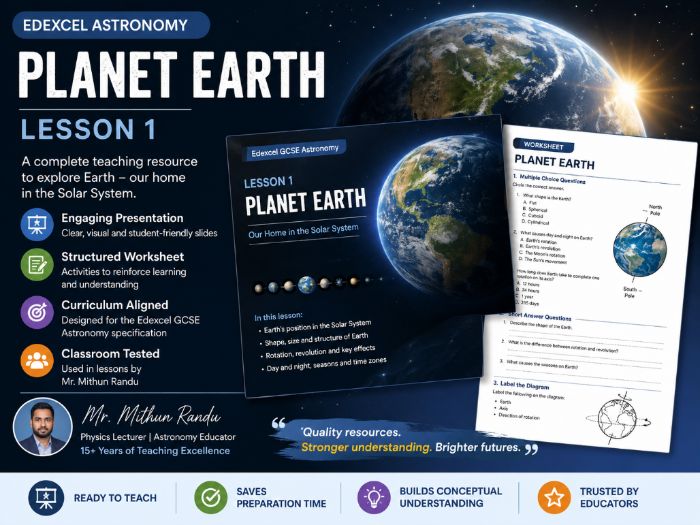 Edexcel Astronomy : Unit 01: Planet Earth