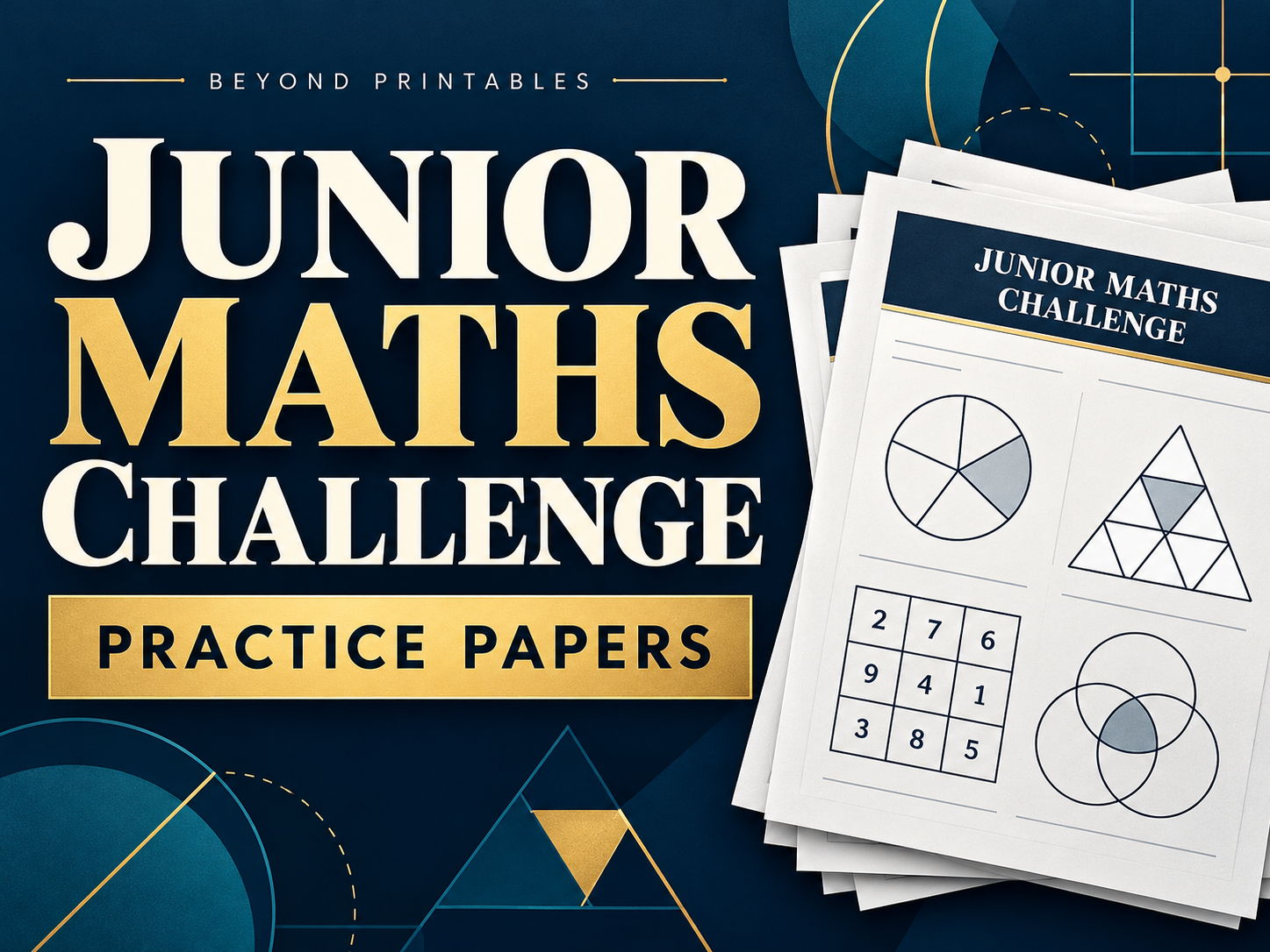 Junior Maths Challenge Practice Papers A-J | Answers Included