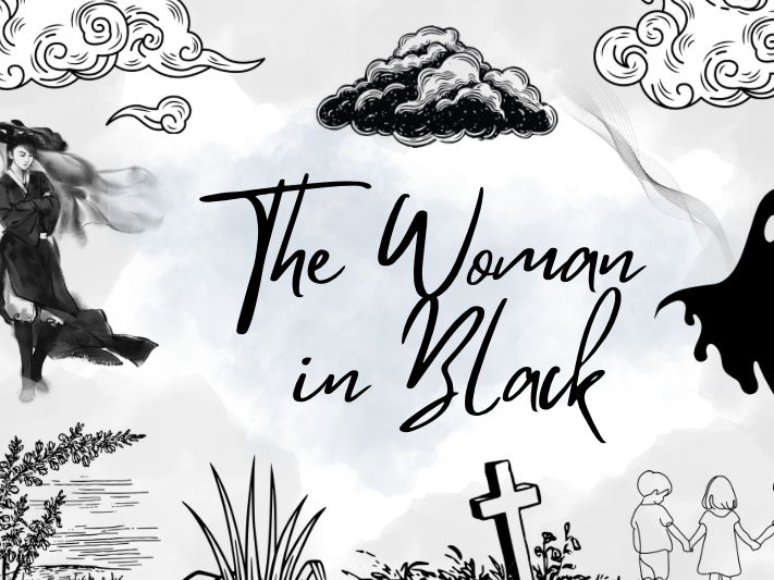 The Woman in Black Praise Postcard