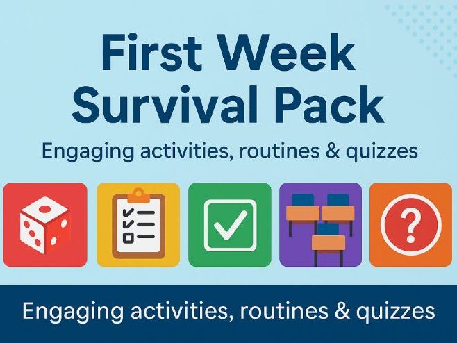 First Week Survival Pack for Secondary Teachers