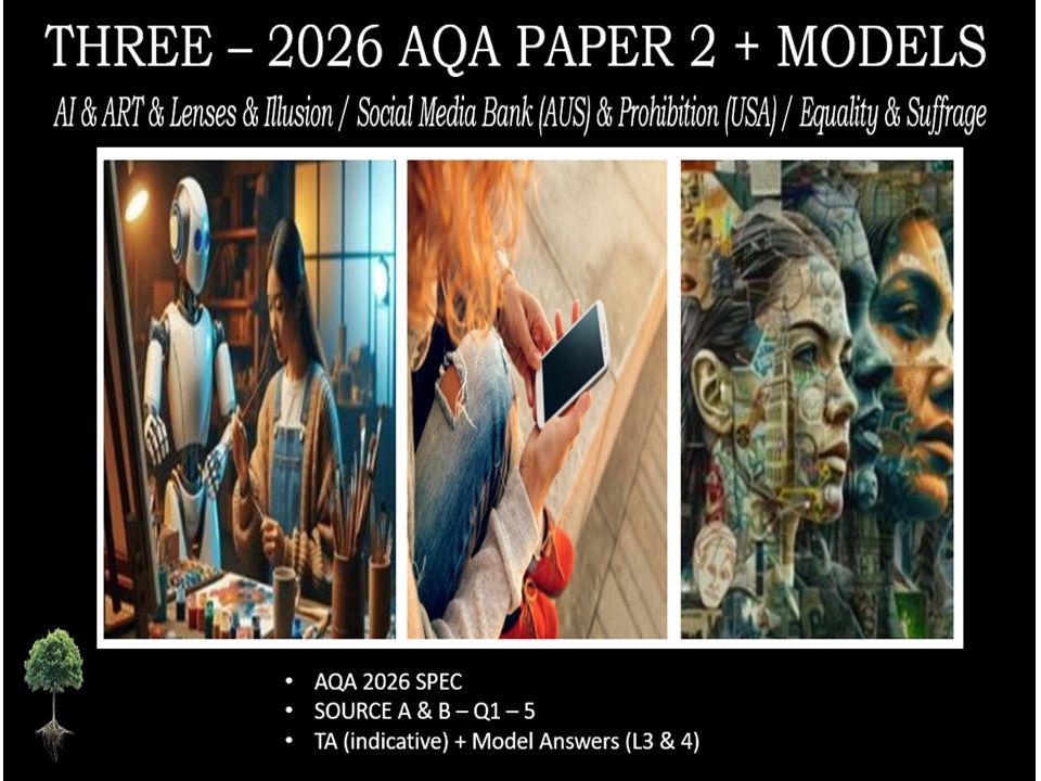 THREE - AQA PAPER 2 | 2026 FULL MOCKS | MODELS