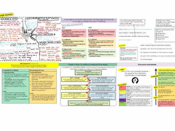 AQA New Spec Power and Conflict Poetry