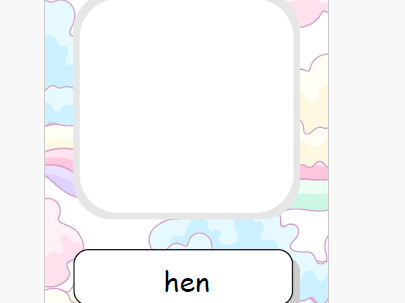 Read and draw the sentence - CVC words.