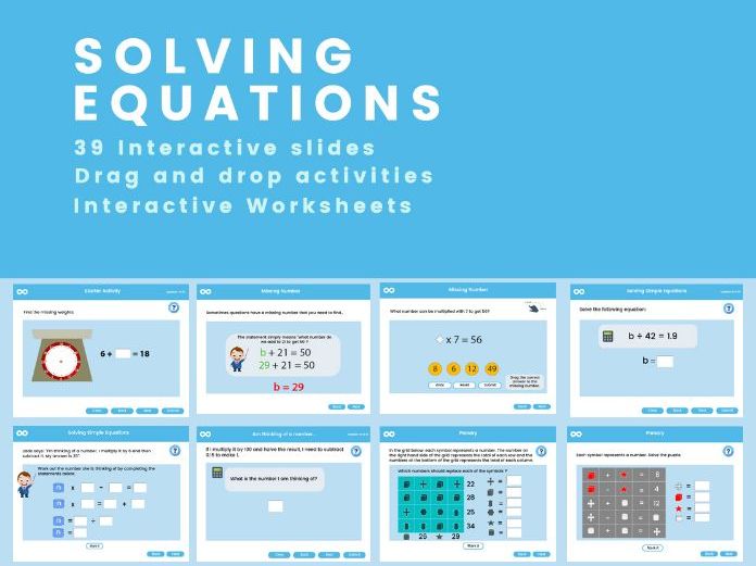 Solving Equations And Missing Number Problems Year 6 Teaching Resources