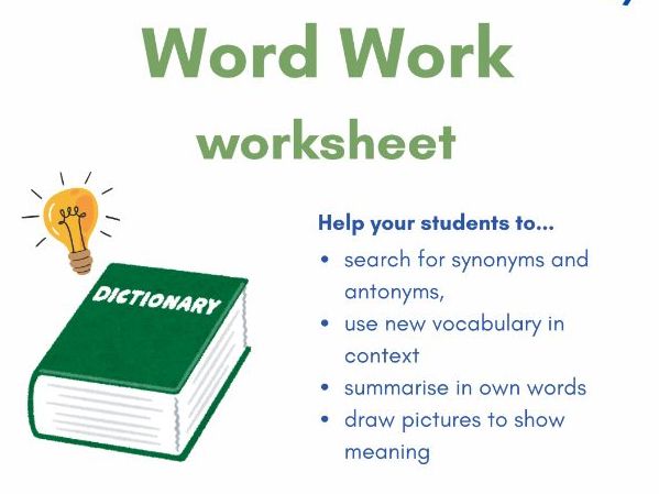 Montessori-inspired Dictionary Skills Worksheet - Word Research & Vocabulary Building (KS2)