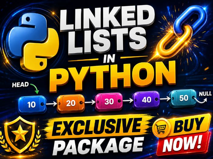 Linked Lists in Python | Cambridge A-Level 9618 CS | PPT + Worksheets + Activity + MCQ -Full Package