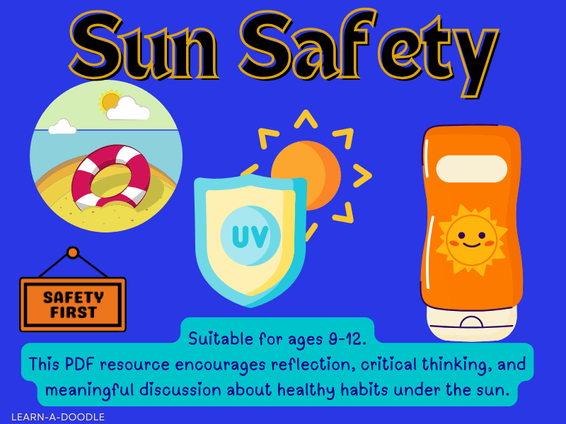 Sunscreen Smart: A Fun Question Booklet for Sun Safety