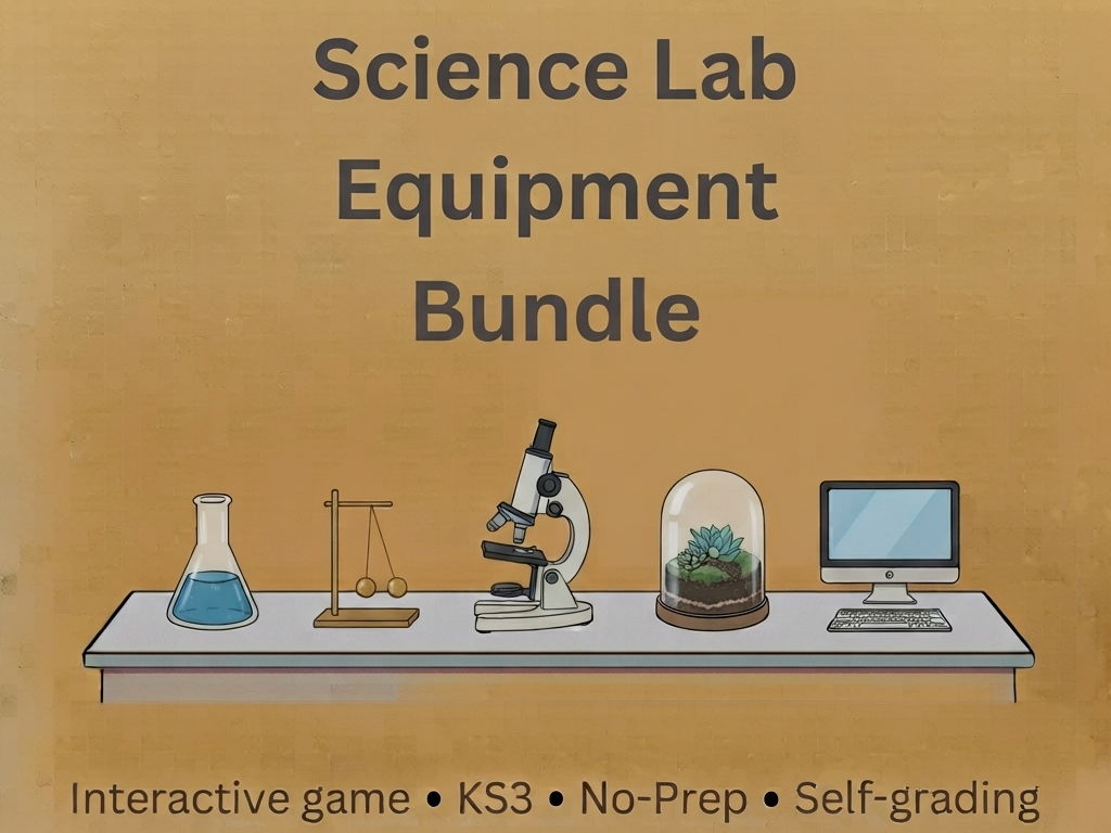 Science Lab Equipment Interactive Game Bundle