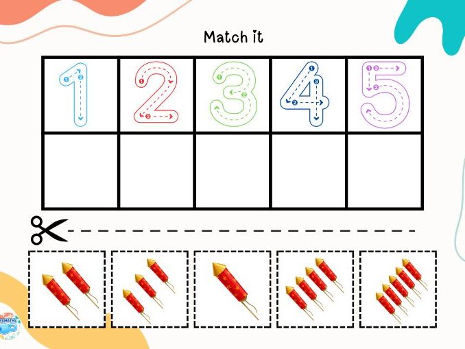 Bonfire Night Count & Match! (1–5) (EYFS)