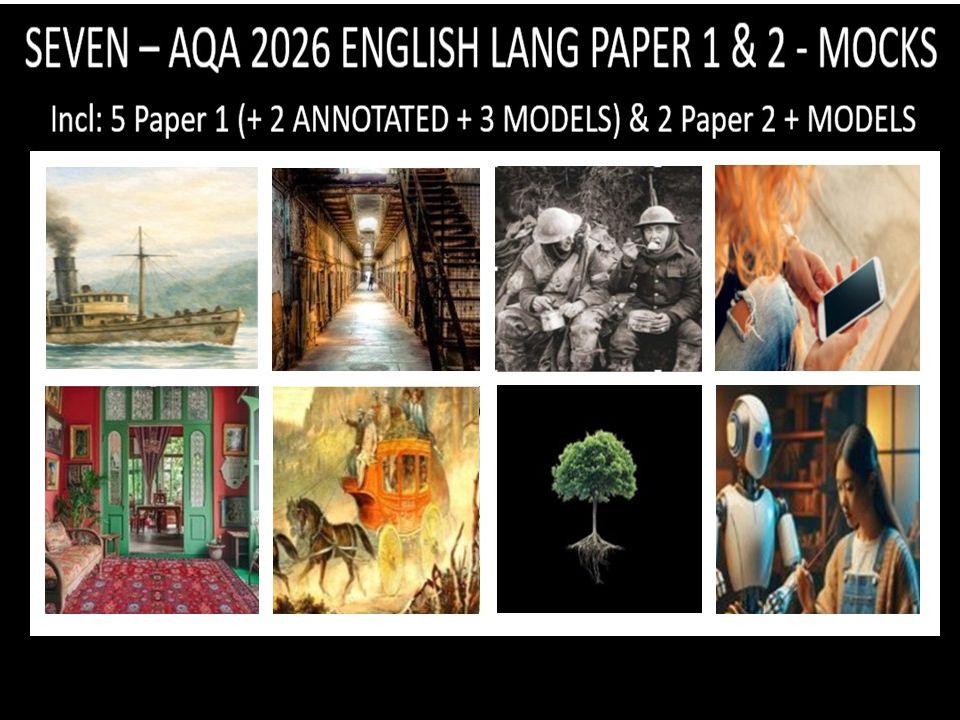 SEVEN - AQA PAPER 1 & 2  | 2026 FULL MOCKS | ANNOTATED | MODELS