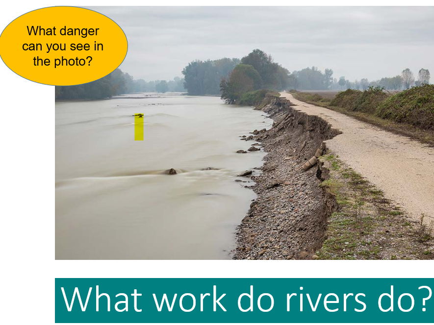 River Erosion & Transportation Lesson | Hydraulic Action, Abrasion, Attrition, Solution | KS3 Geo