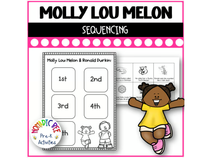 Stand Tall Molly Lou Melon Activities - Sequencing