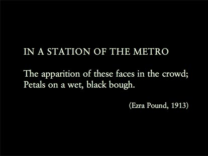 Imagist Poetry - Ezra Pound