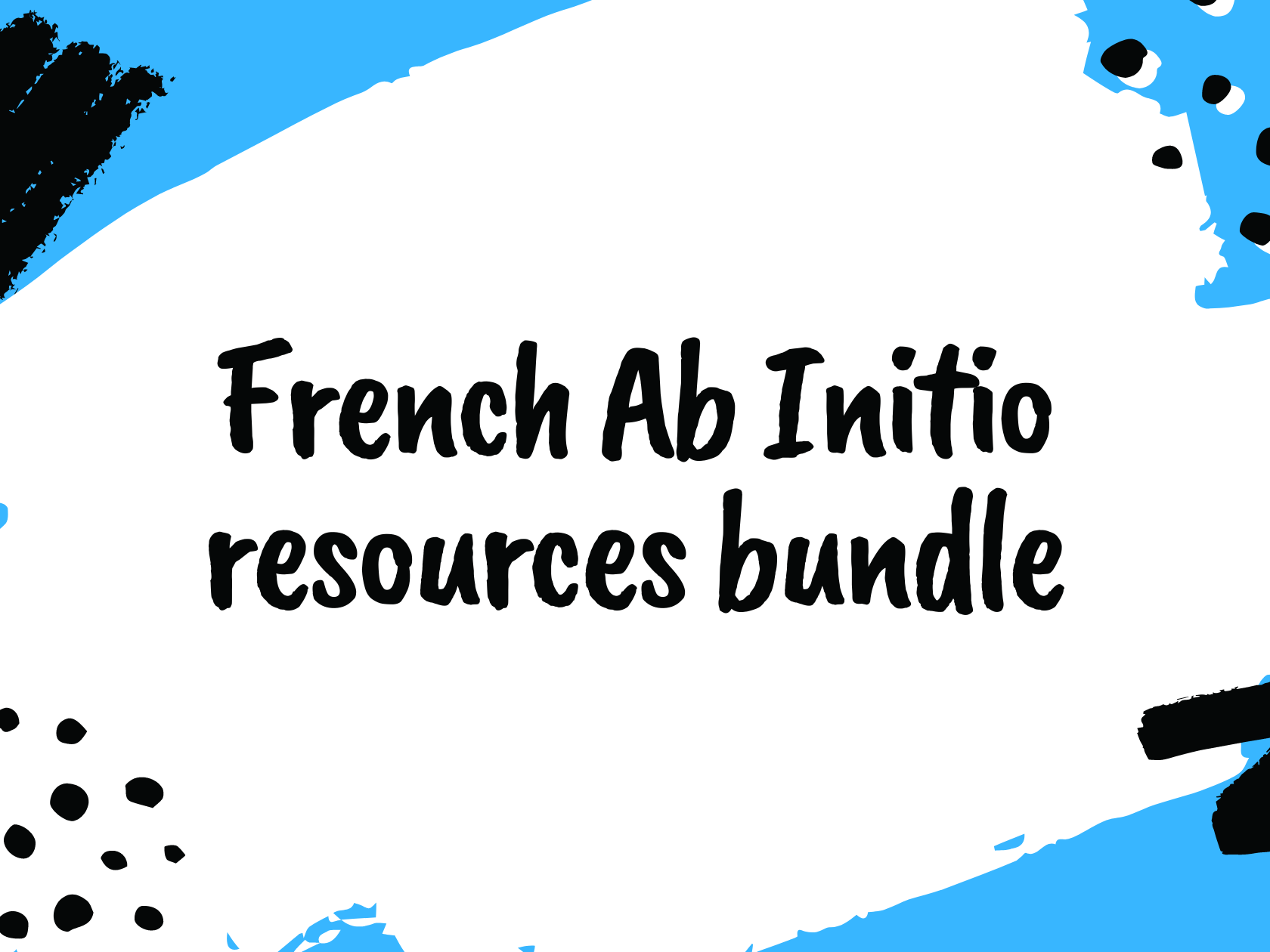 French Ab Initio-Writing Formats Booklet Pamoja Branded St – YOZJI