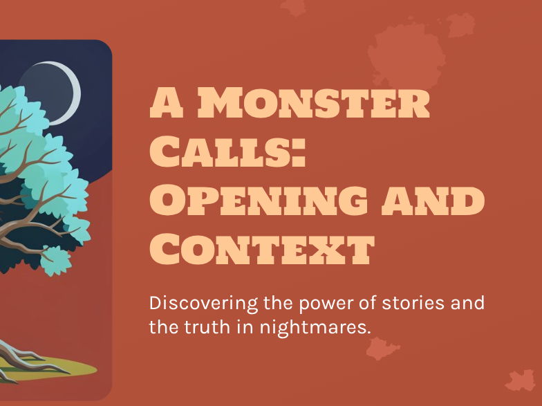 A Monster Calls - Lesson 1 (PPT & Worksheet)