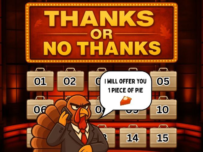 Thanks or No Thanks | Thanksgiving Virtual Party Game | Classroom & Screen Share Activity