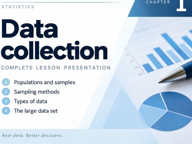 01 - Data Collection Teacher Pack - Pearson Edexcel AS/A-Level Mathematics Statistics & Mechanics