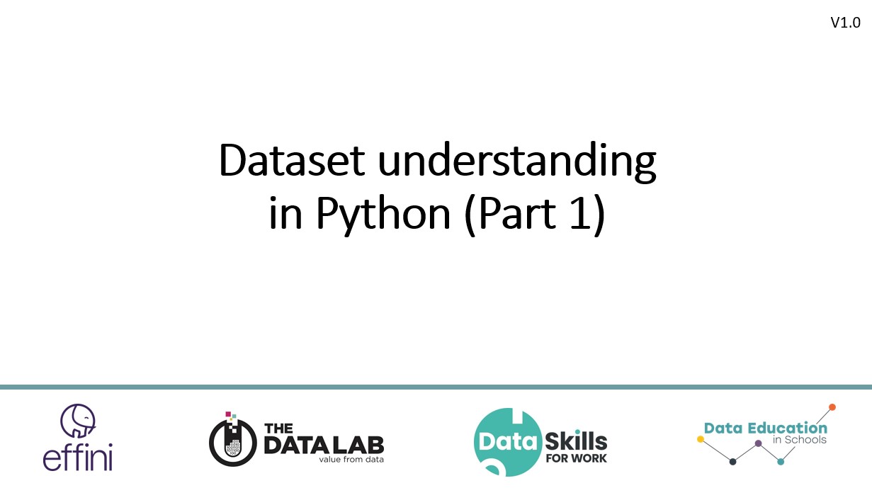 Data Science - In Python, Dataset understanding (part 1 of 2 ...