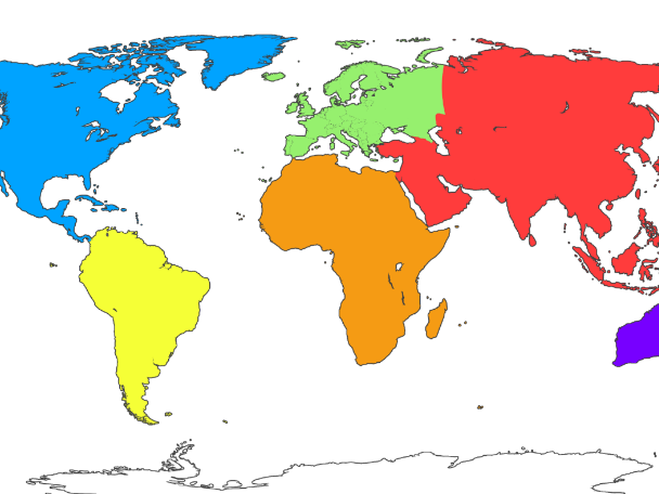 World & Continents Map Pack – Blank and Transparent Versions