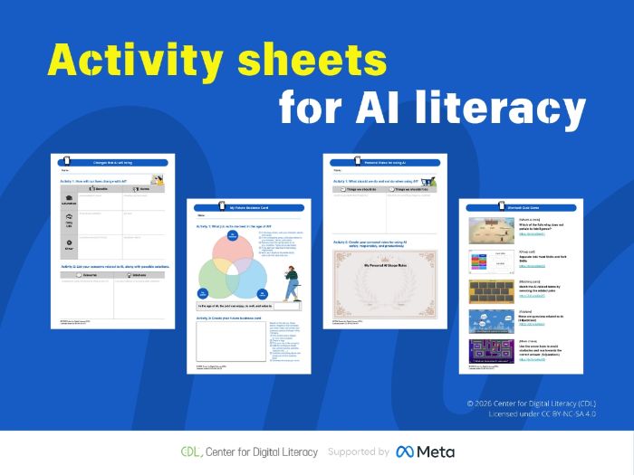 AI Literacy Student Activity Sheets & Games