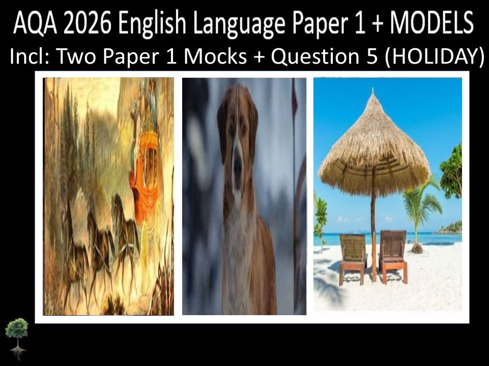 Two AQA 2026 English Language Paper 1 | MODELS + Q5 (HOLIDAY)