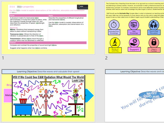 KS3 Science – Complete PowerPoint lesson on The properties of waves and calculations