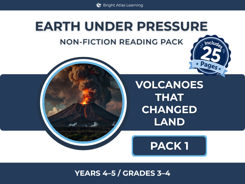 Volcanoes Reading Pack | KS2 | Y4–5