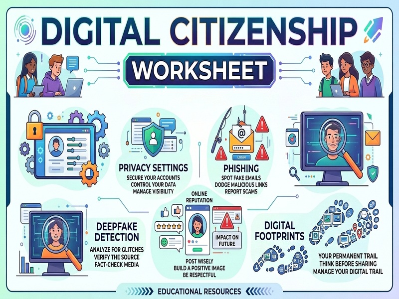 Digital Citizenship: Deepfakes, Privacy, Cyberbullying