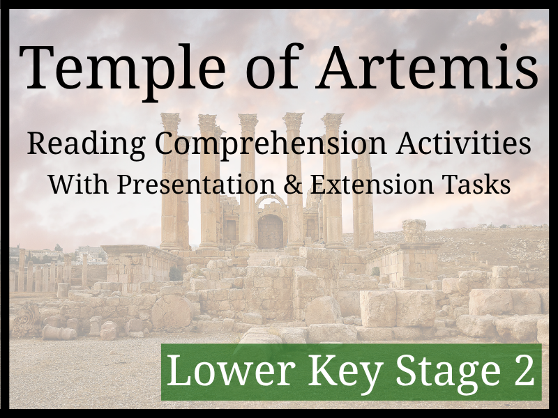 Temple of Artemis at Ephesus Reading Comprehension Activities | Year 3 & Year 4 | LKS2