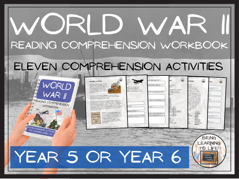 World War II Reading Comprehension Workbook | Year 5 or Year 6