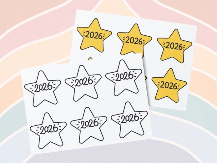 New Year Wishing Wand Stars