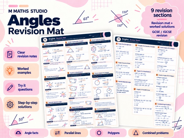 Angles | A3 Revision Mat