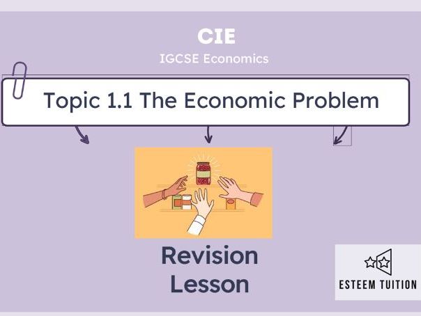 CIE IGCSE Economics Topic 1.1 Revision Lesson