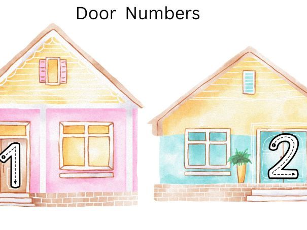 Houses with Door Numbers