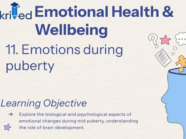 Emotions during puberty – KS4 Year 10 PSHE Lesson on Puberty and Development