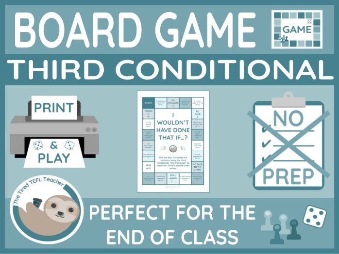 ESL Third Conditionals Board Game