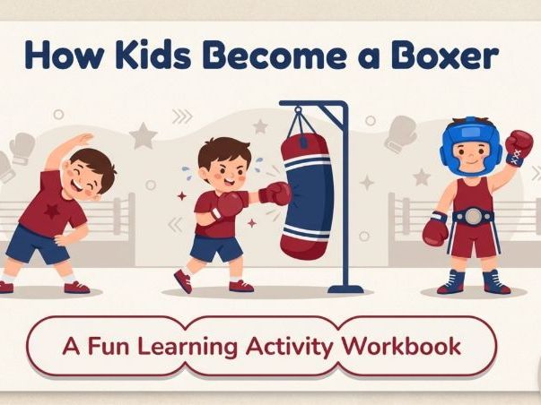 How Kids Become a Boxer: A Fun Learning Activity Workbook for Young Champions
