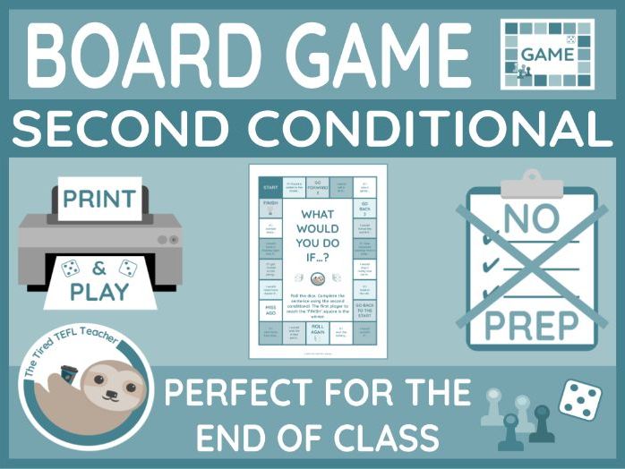 ESL Second Conditionals Board Game