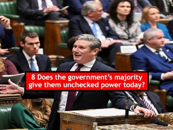 8 Relations between branches: Executive v Parliament -  Does parliament hold government to account?