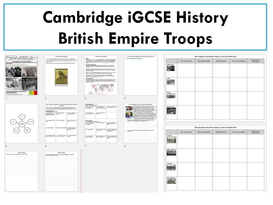 iGCSE | British Empire Troops
