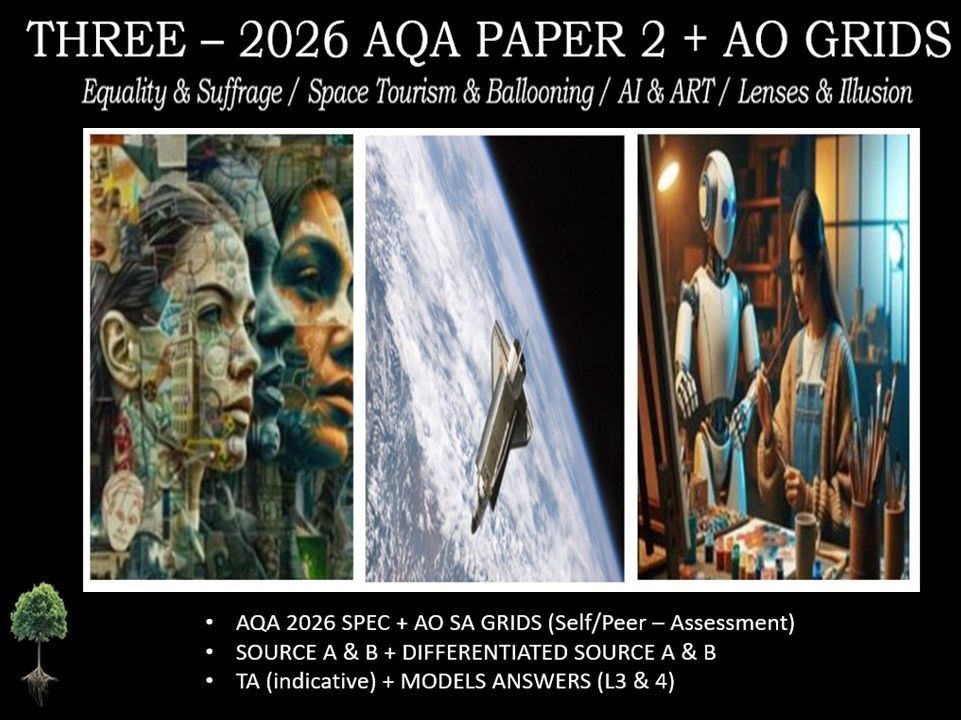 THREE - AQA PAPER 2 | 2026 FULL MOCKS | AO GRIDS