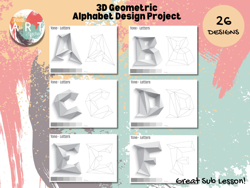 Tone Letters Art Worksheet