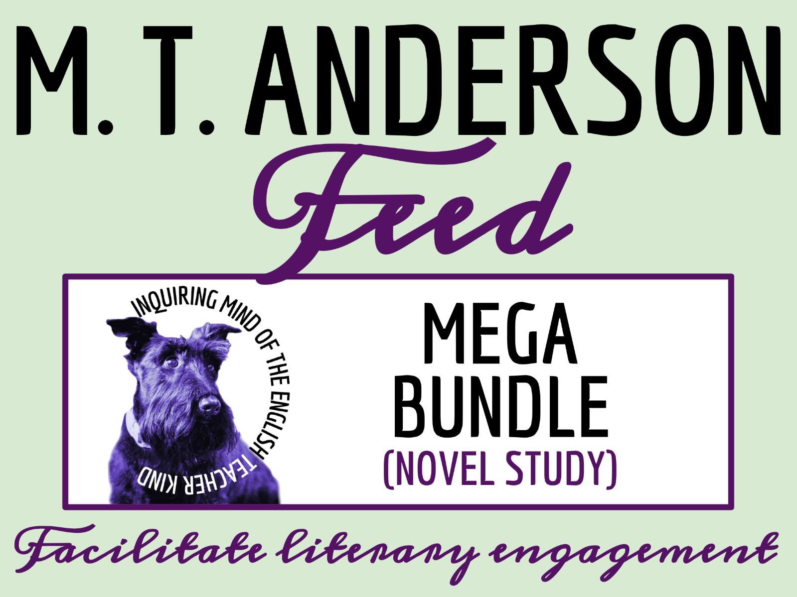 Feed by M. T. Anderson Novel Analysis Worksheets, Vocabulary Activities, Research Projects, Assessments, and More